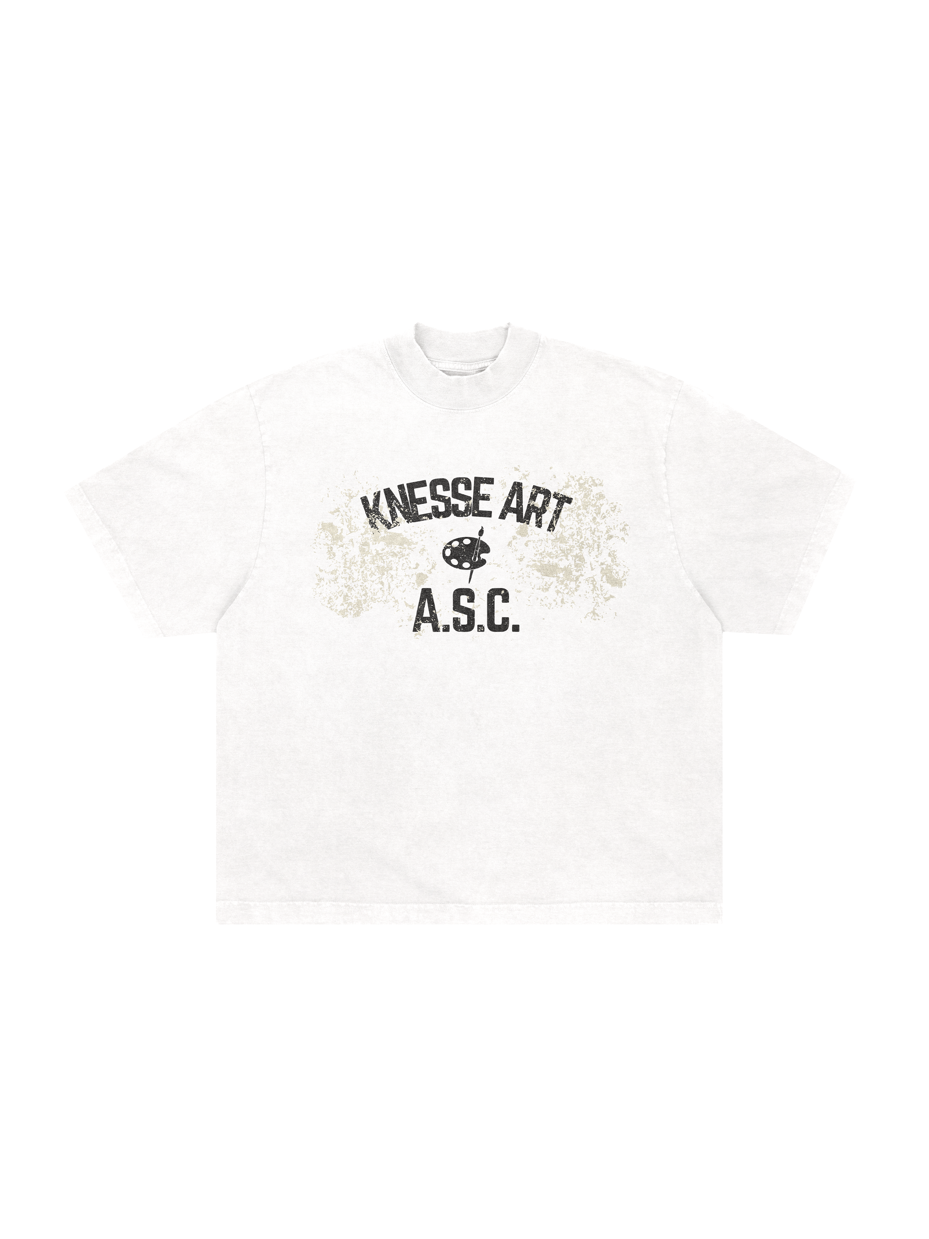 Camiseta Boxy 'Respingos de Tinta'